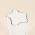 Vase en verre organique transparent 30cm | Hashtag Déco