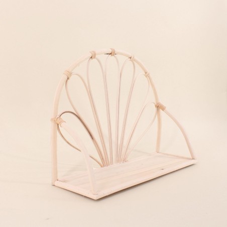 Étagère en arche rotin naturel | Hashtag Déco