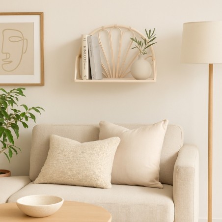 Étagère en arche rotin naturel | Hashtag Déco