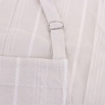 Tablier cuisine écru en coton rayé | Hashtag Déco
