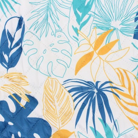 Nappe pique-nique fleurie coton colorée 140x140 | Hashtag Déco