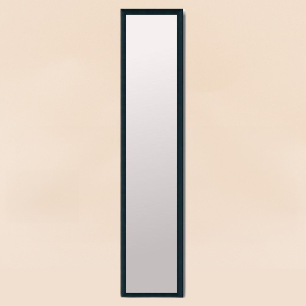 Miroir sur pied noir en métal 144x34cm | Hashtag Déco
