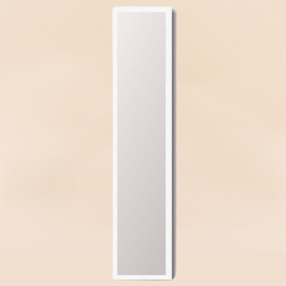 Miroir sur pied bois blanc 144x34cm | Hashtag Déco