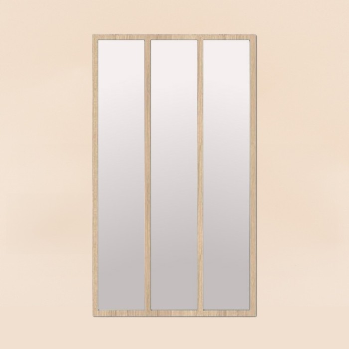 Miroir contours bois naturel 40x70cm | Hashtag Déco