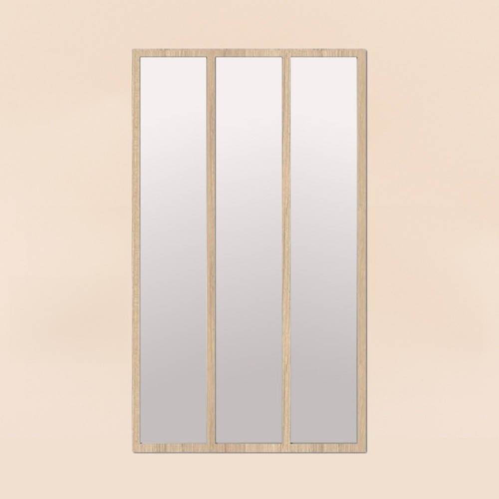 Miroir contours bois naturel 40x70cm | Hashtag Déco Miroir contours bois naturel 40x70cm | Hashtag Déco