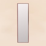 Miroir rectangulaire rose métal 120x30cm | Hashtag Déco