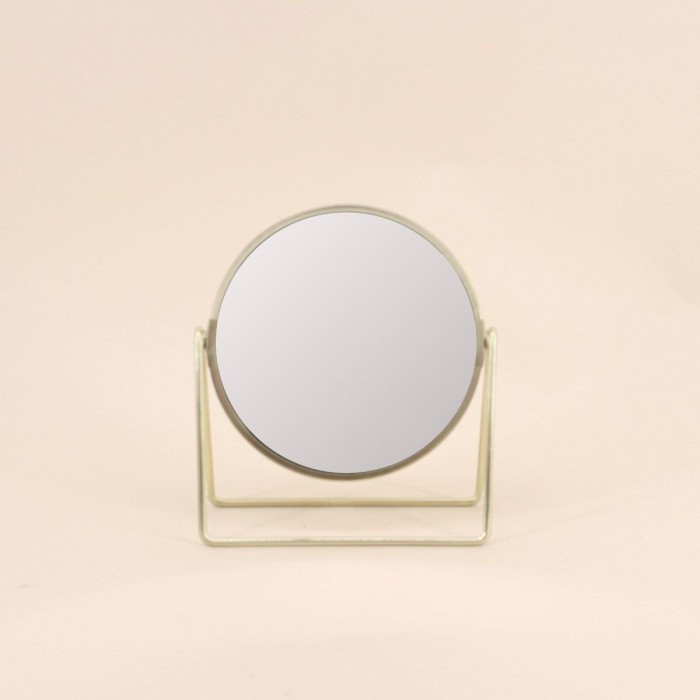 Miroir rond à poser 20cm bois clair | Hashtag Déco