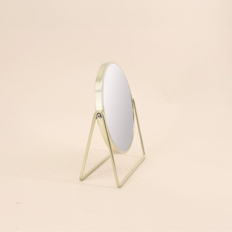Miroir rond à poser 20cm bois clair | Hashtag Déco