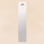 Miroir rectangulaire bois et noir 120x35cm | Hashtag Déco