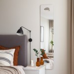 Miroir rectangulaire bois et noir 120x35cm | Hashtag Déco