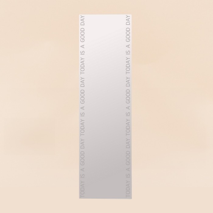 Miroir mural rectangulaire bois naturel 120x25cm | Hashtag Déco