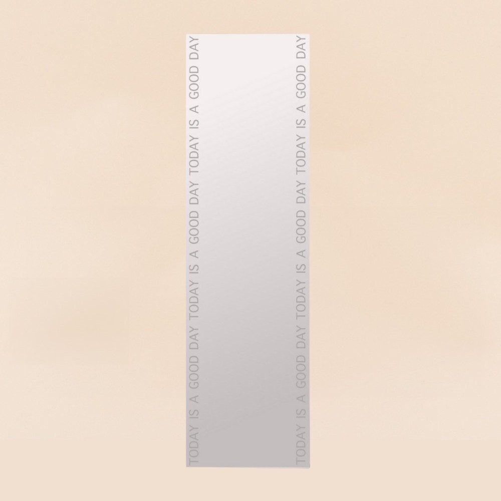 Miroir mural rectangulaire bois naturel 120x25cm | Hashtag Déco