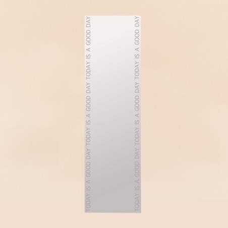 Miroir mural rectangulaire bois naturel 120x25cm | Hashtag Déco