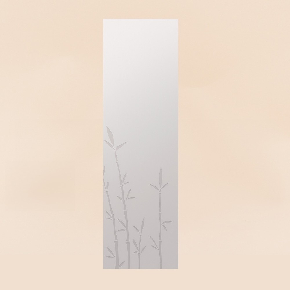 Miroir bambou naturel 120x25cm | Hashtag Déco