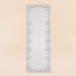 Miroir rectangulaire papillon métal noir 120x30cm | Hashtag Déco