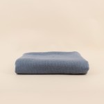 Plaid tricot effet mohair gris 150x180cm | Hashtag Déco
