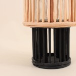 Lanterne ronde en bambou 38x18cm