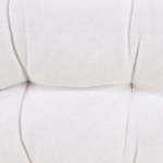 Lot de 4 galettes de chaises coton blanc 40cm | Hashtag Déco