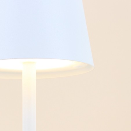Lampe USB en métal 27cm - Noir, blanc, taupe