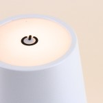 Lampe USB en métal 27cm - Noir, blanc, taupe