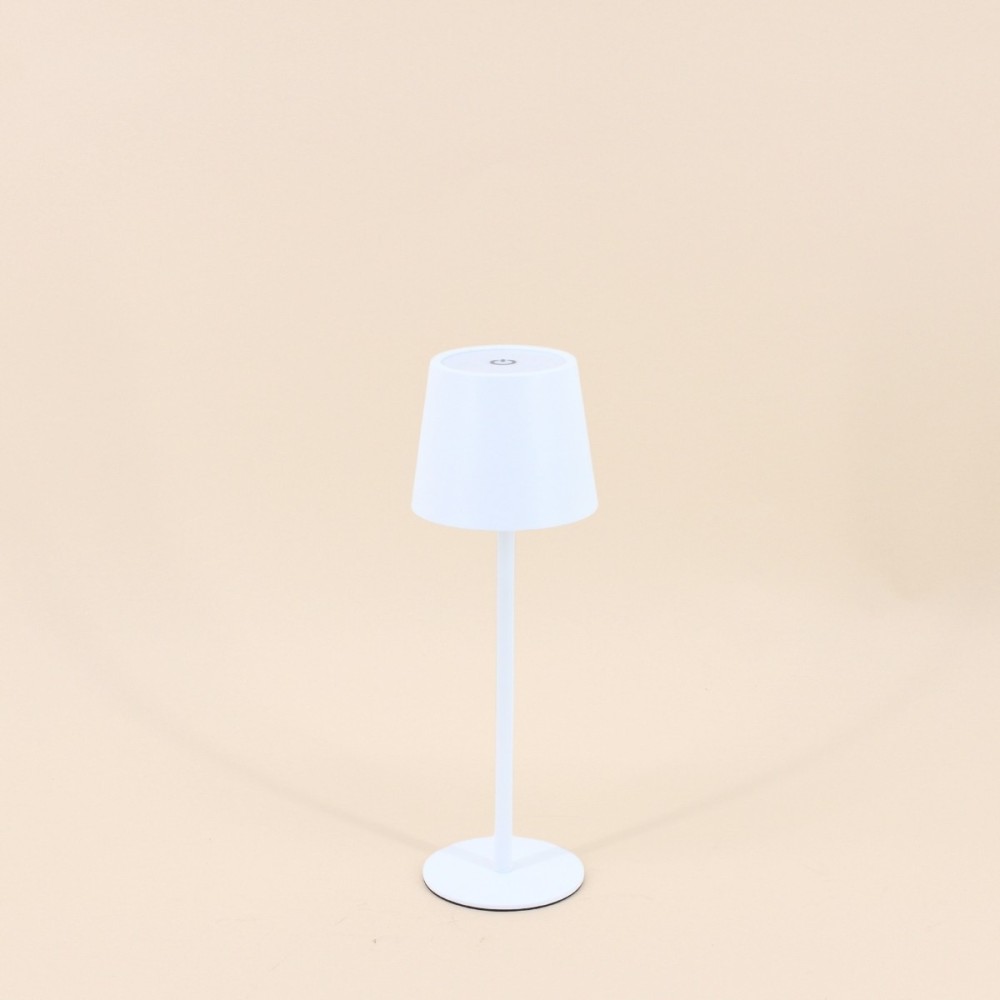 Lampe USB en métal 27cm - Noir, blanc, taupe