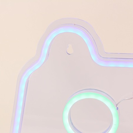 Néon console multicolore 27x41cm