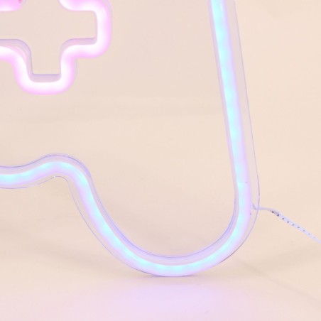 Néon console multicolore 27x41cm