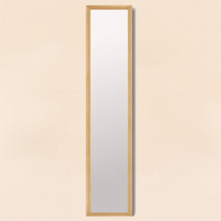 Miroir sur pied effet bois naturel 140x30cm | Hashtag Déco