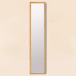 Miroir sur pied effet bois naturel 140x30cm | Hashtag Déco