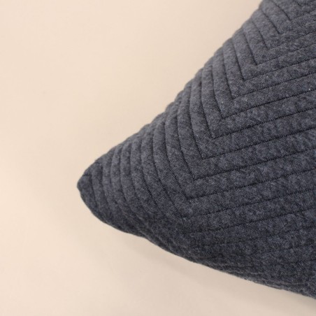 Coussin en tissu gris 50x50cm pour salon chic | Hashtag Déco