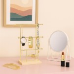 Miroir rond à poser 20cm bois clair | Hashtag Déco
