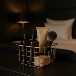 Panier en métal doré 15x15cm élégant | Hashtag Déco