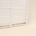 Cube rangement pliable blanc en papier 31cm | Hashtag Déco