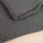 Plaid en tricot 125x150cm