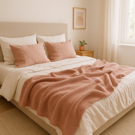 Plaid en tricot 125x150cm