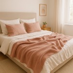 Plaid en tricot 125x150cm