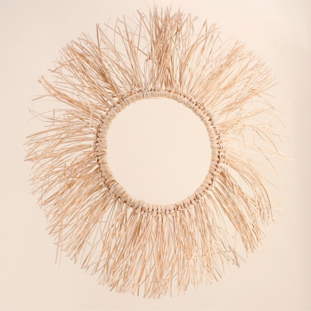 Décoration murale naturelle ronde 62cm