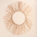 Décoration murale naturelle ronde 62cm