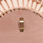 Miroir rond en rotin 58cm