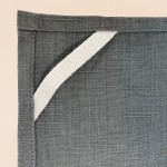 Lot de 3 torchons blanc et gris 50x70cm