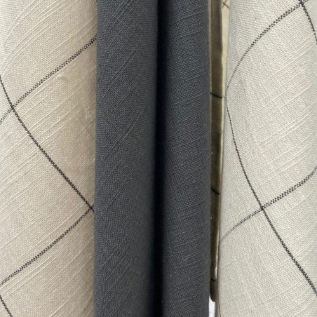 Lot de 3 torchons blanc et gris 50x70cm