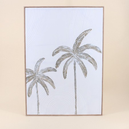 Toile décorative palmier 50x70cm