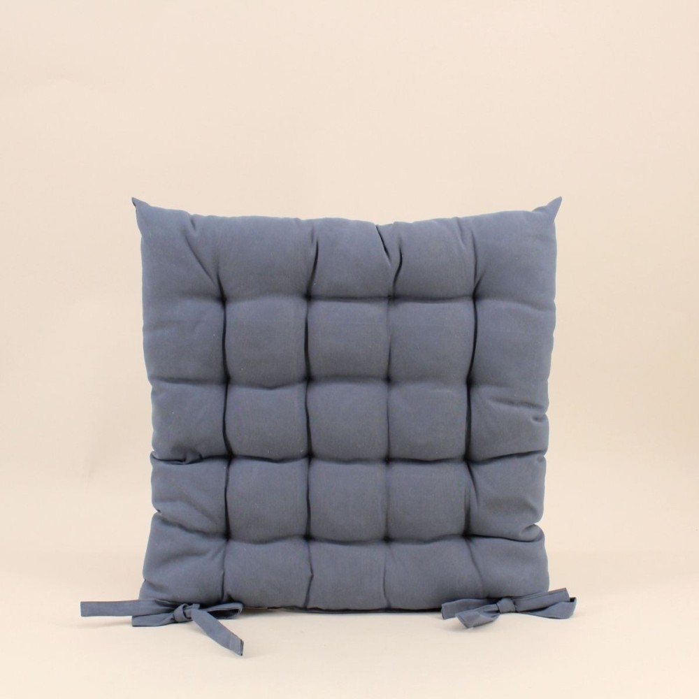 Galette de chaise grise 40x40cm
