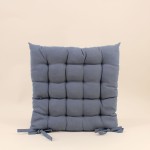 Galette de chaise grise 40x40cm