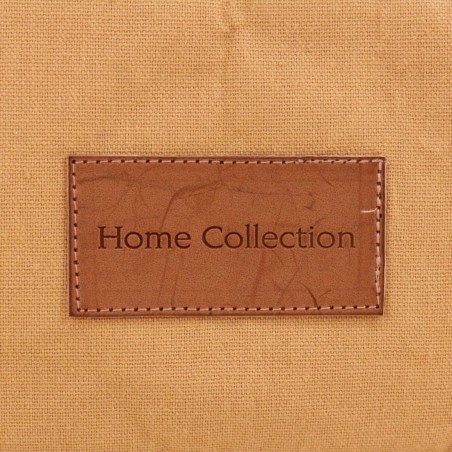 Trousse de toilette camel en coton 23x14cm | Hashtag Déco