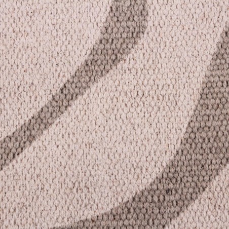 Tapis zébré beige marron coton 60x90 | Hashtag Déco