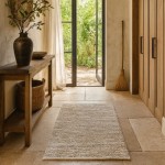 Tapis tufté beige 140x80cm en laine | Hashtag Déco