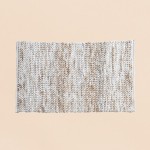Tapis tufté beige 140x80cm en laine | Hashtag Déco