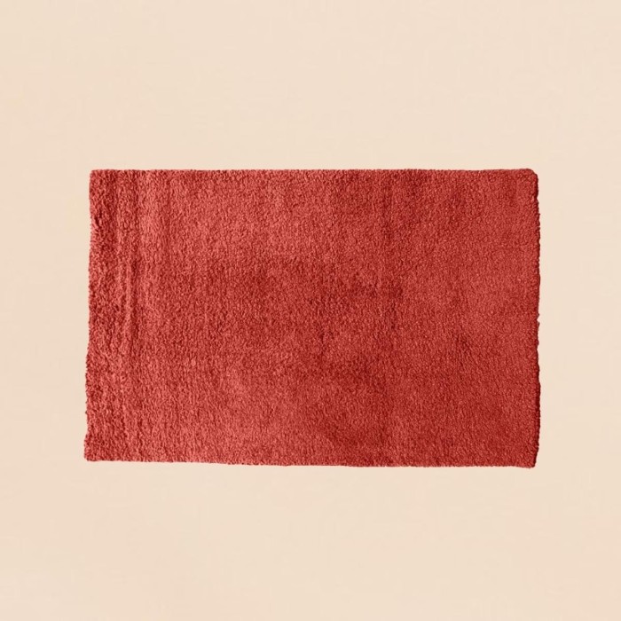 Tapis rouge marsala en laine 100x150cm | Hashtag Déco