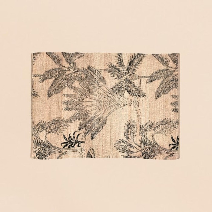 Tapis en jute jungle 120x170cm naturel | Hashtag Déco